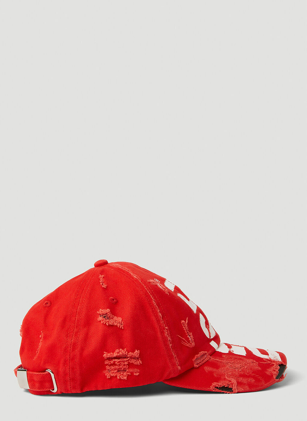 Diesel - C-Ewan Baseball Cap in Red Diesel