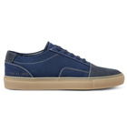 Common Projects - Cap-Toe Canvas and Nubuck Sneakers - Men - Navy