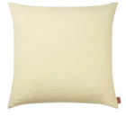 Ferm Living Heavy Linen Cushion in Lemon