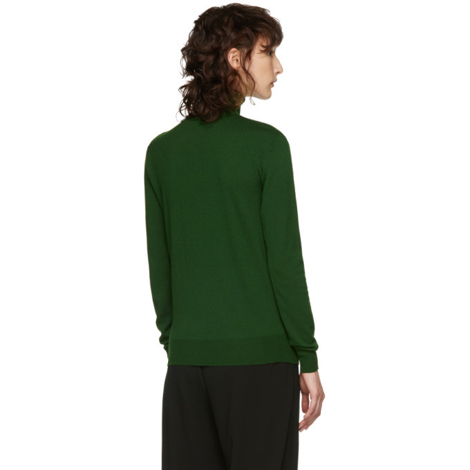 Raf Simons Green Classic Turtleneck Raf Simons