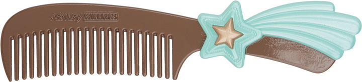 Photo: Ashley Williams Brown & Green Shooting Star Comb Hair Clip