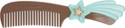Ashley Williams Brown & Green Shooting Star Comb Hair Clip