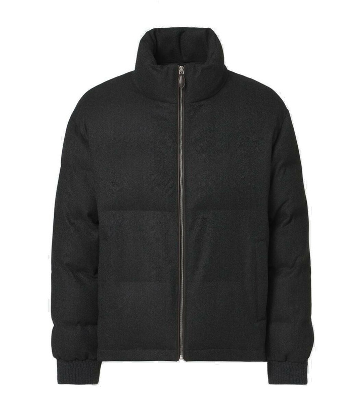 Photo: Berluti Herringbone wool puffer jacket
