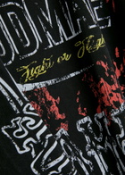 God Made Resilience Printed Cotton T-shirt Black