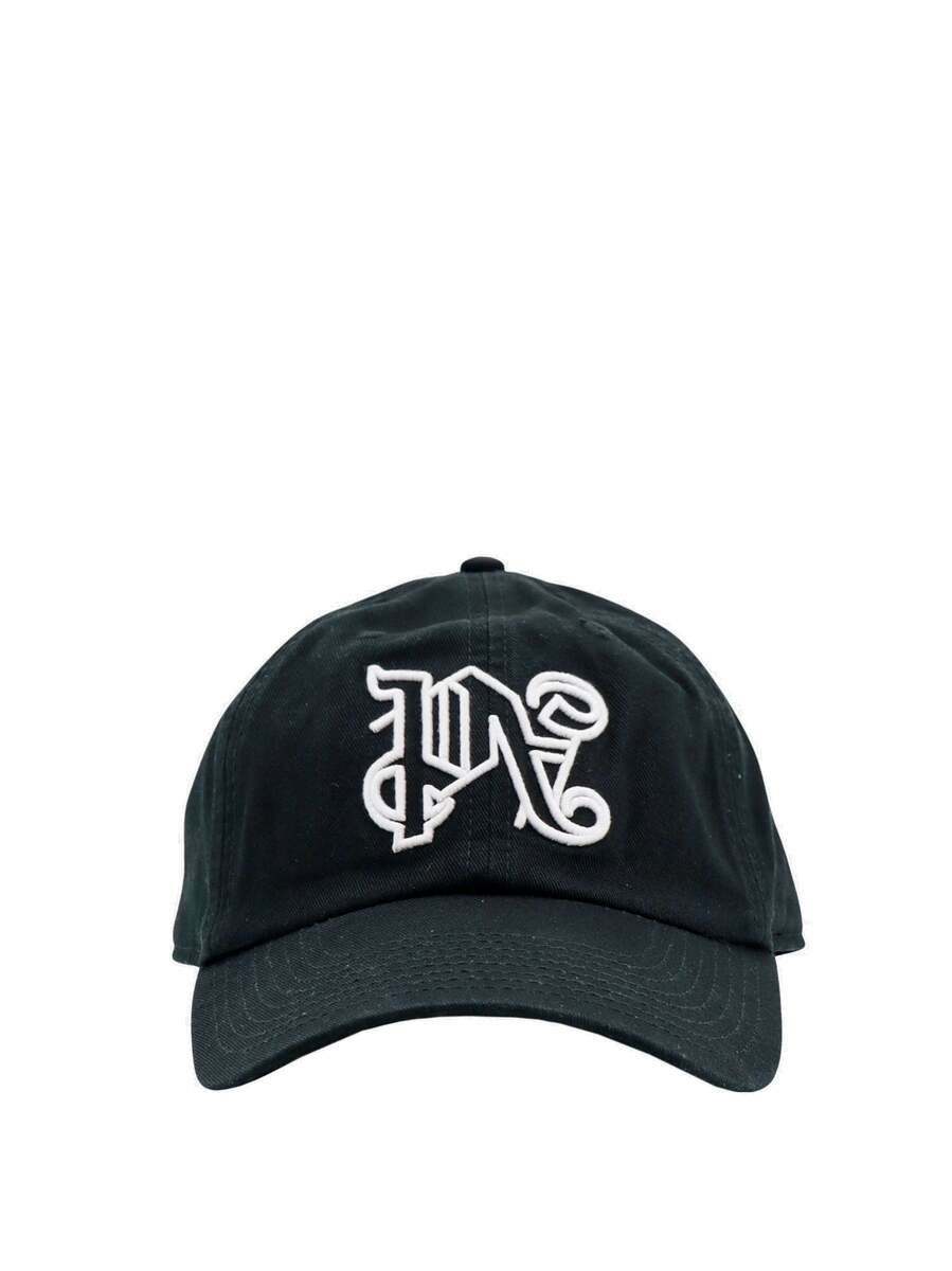 Palm Angels Black Cotton Hat Women