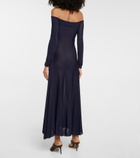 Jacquemus - La Robe Lagoa off-shoulder maxi dress