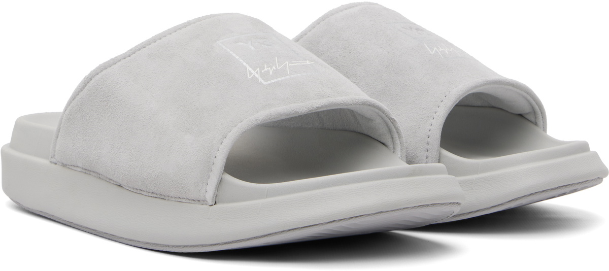 Y-3 Gray Y-3 Slides