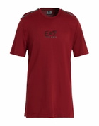 Ea7 Mens T-shirt Burgundy