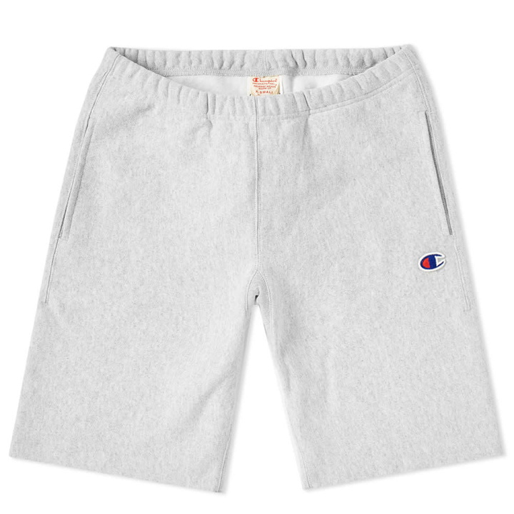 Photo: Champion Reverse Weave Sweat Short Grey Marl