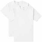 Edwin Men's Double Pack T-Shirt in White