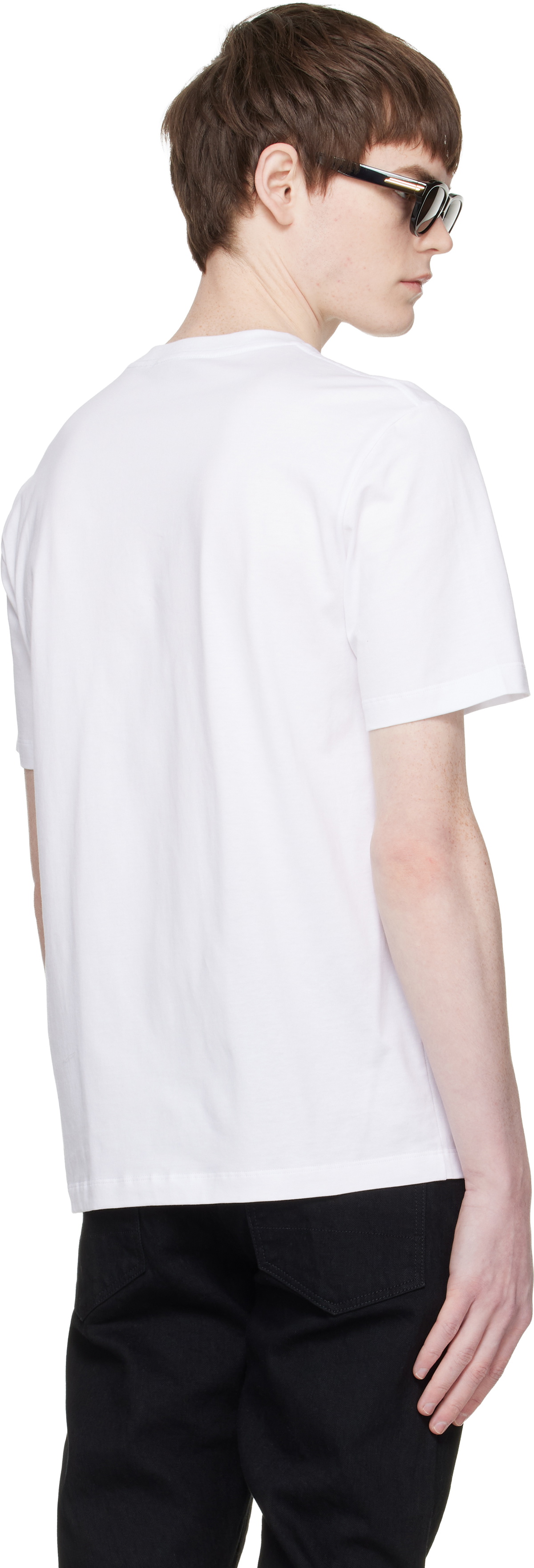 Lanvin White 'Lanvin Ribbon' T-shirt