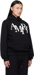 AMIRI Black 'AMIRI Staggered' Hoodie