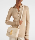 DeMellier Vancouver croc-effect leather crossbody bag