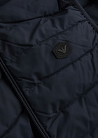Emporio Armani Logo Quilted Matte Shell Gilet Navy