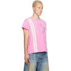 424 Pink Capped Thermal T-shirt