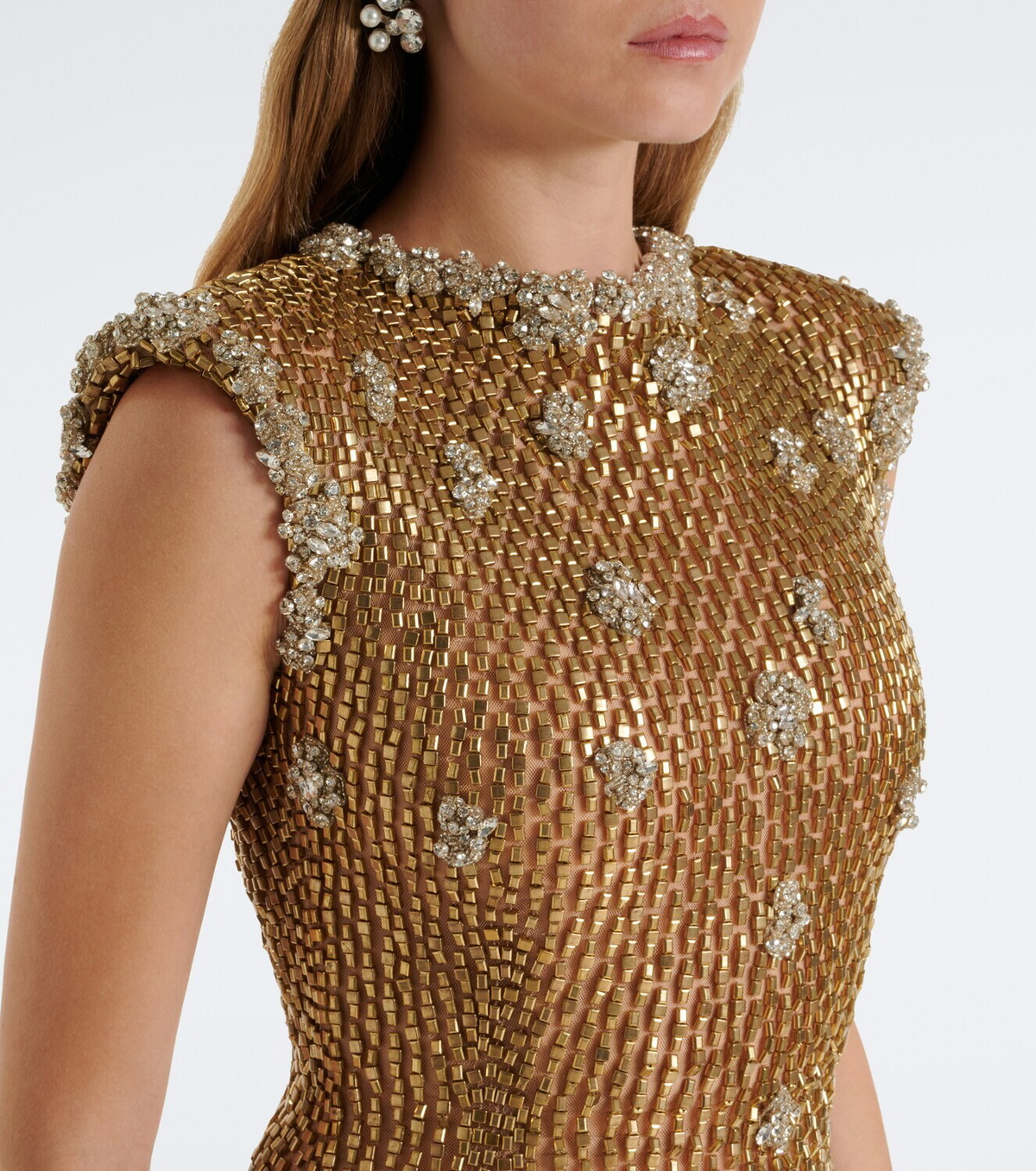 Rachel Gilbert Solana embellished gown