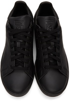 adidas Originals Black Vegan Leather Stan Smith Sneakers