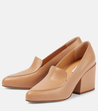 Gabriela Hearst Adrian leather loafer pumps