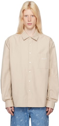 Axel Arigato Beige Flow Shirt