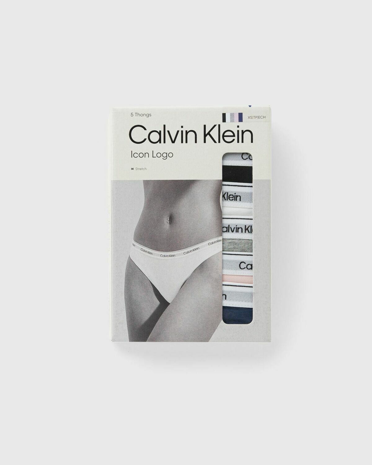 Calvin Klein Underwear 5 PACK THONG (LOW-RISE) Multi-color Womens Panty