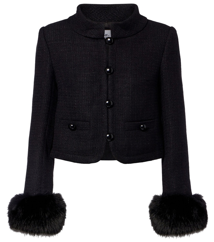 Photo: Self-Portrait Boucle' jacket