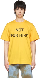 Cowgirl Blue 1962 Yellow 'Not For Hire' T-Shirt