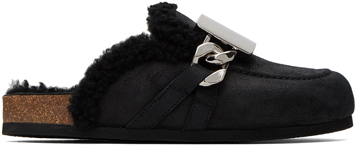 Photo: JW Anderson Black Gourmet Chain Loafers