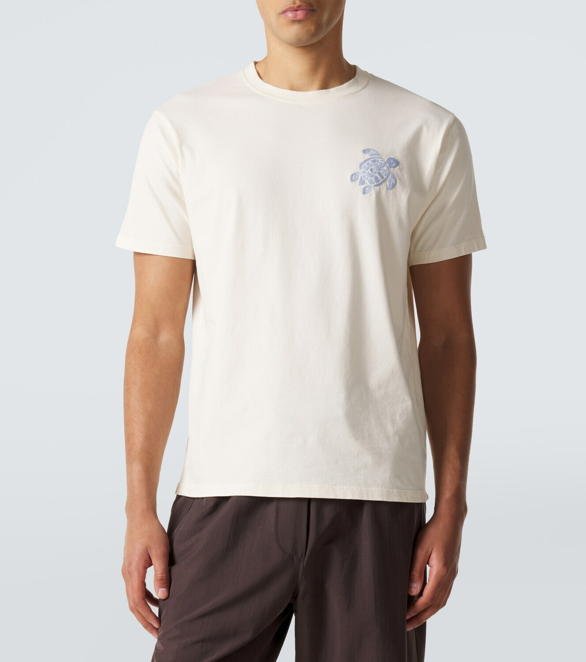 Vilebrequin Embroidered cotton jersey T-shirt