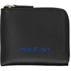 Marni Black Zip Around Wallet
