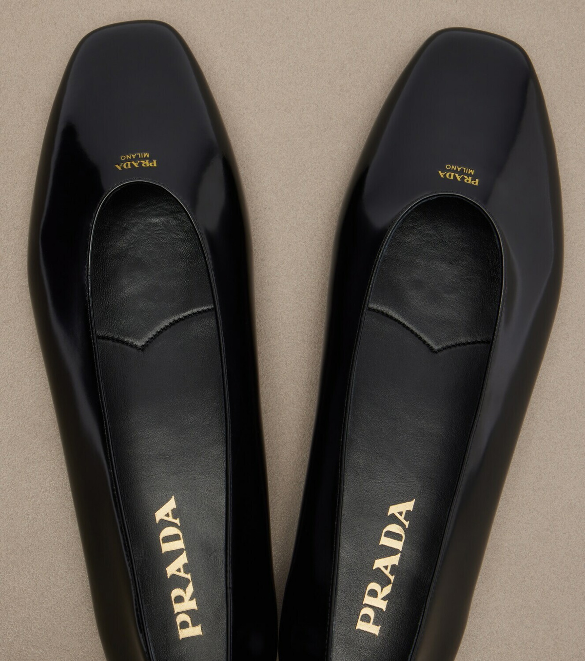 Prada Leather ballet flats