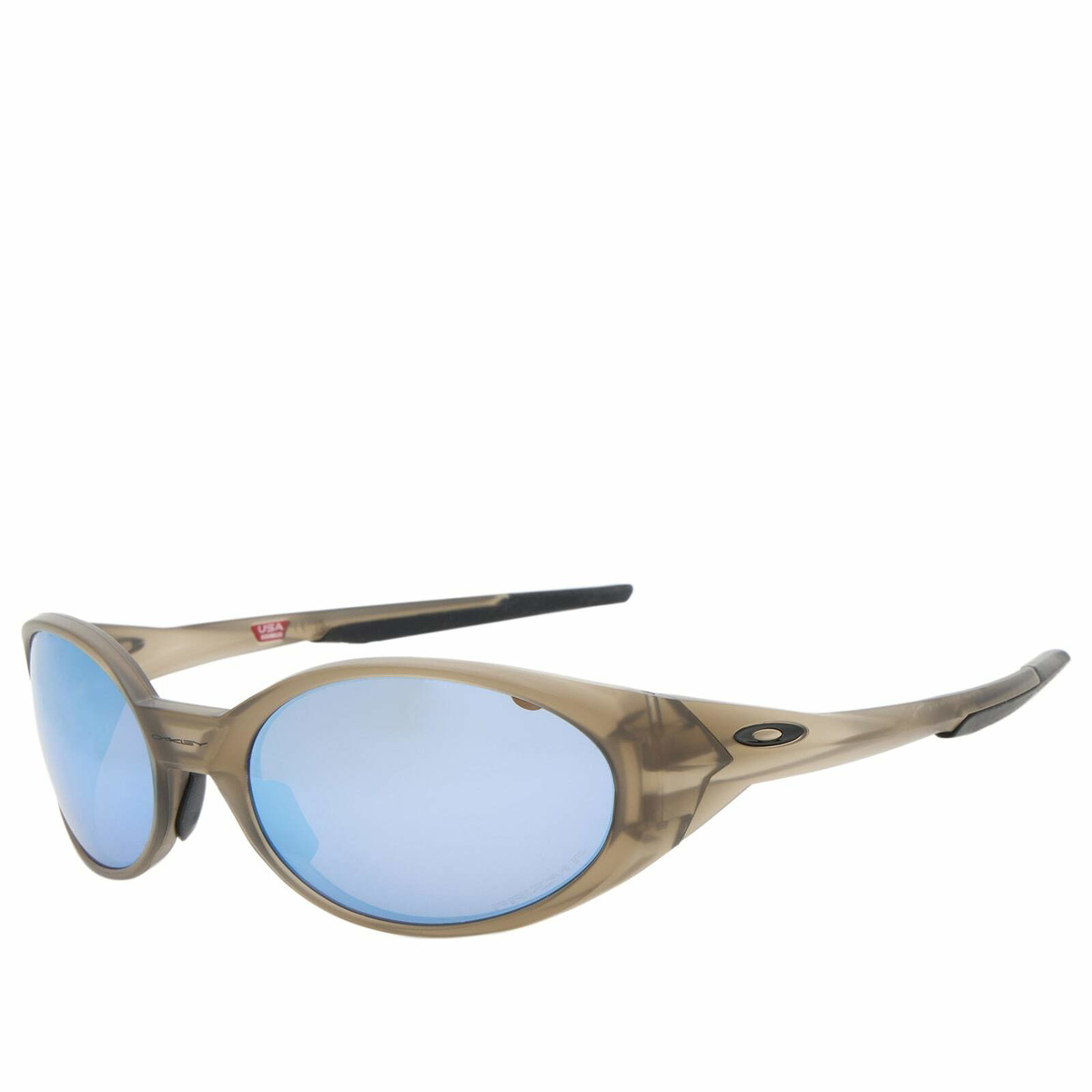 Oakley Eye Jacket Redux Sunglasses in Mt Brown Smoke/Prizm Deep Water 