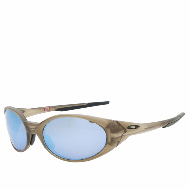Photo: Oakley Eye Jacket Redux Sunglasses in Mt Brown Smoke/Prizm Deep Water 