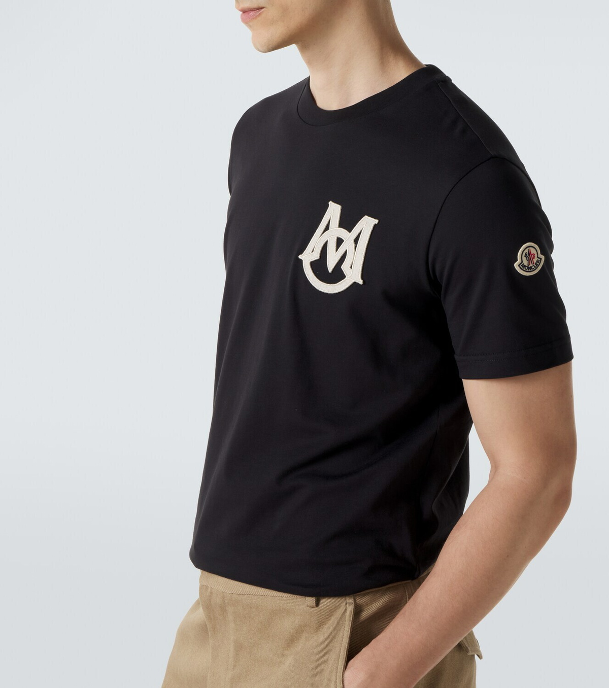 Moncler Logo cotton jersey T-shirt