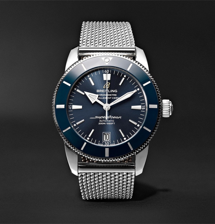 Photo: Breitling - Superocean Héritage II B20 Automatic 42mm Stainless Steel Watch - Men - Midnight blue