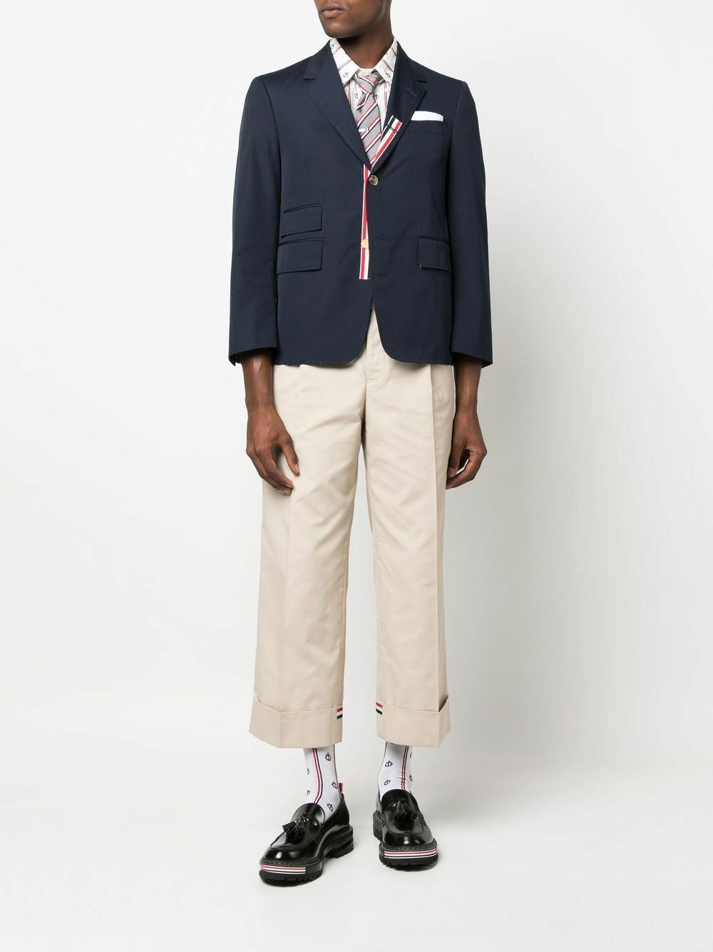Thom Browne Women's Single Breasted Jacket Grey