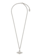 Vivienne Westwood Mini Bas Relief orb Necklace - Silver - One Size