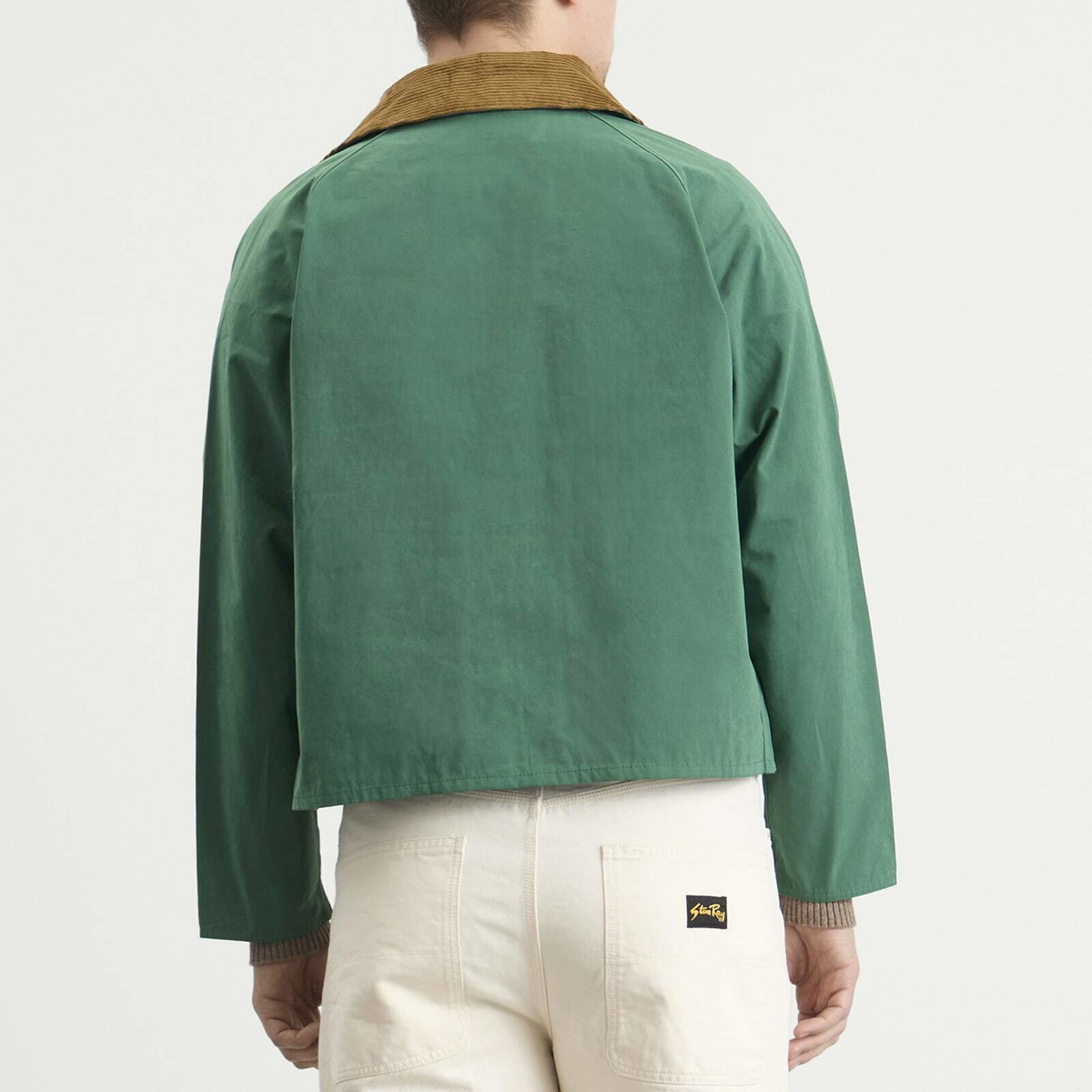 Barbour Men's OS Spey Casual Jacket in Racing Green Barbour