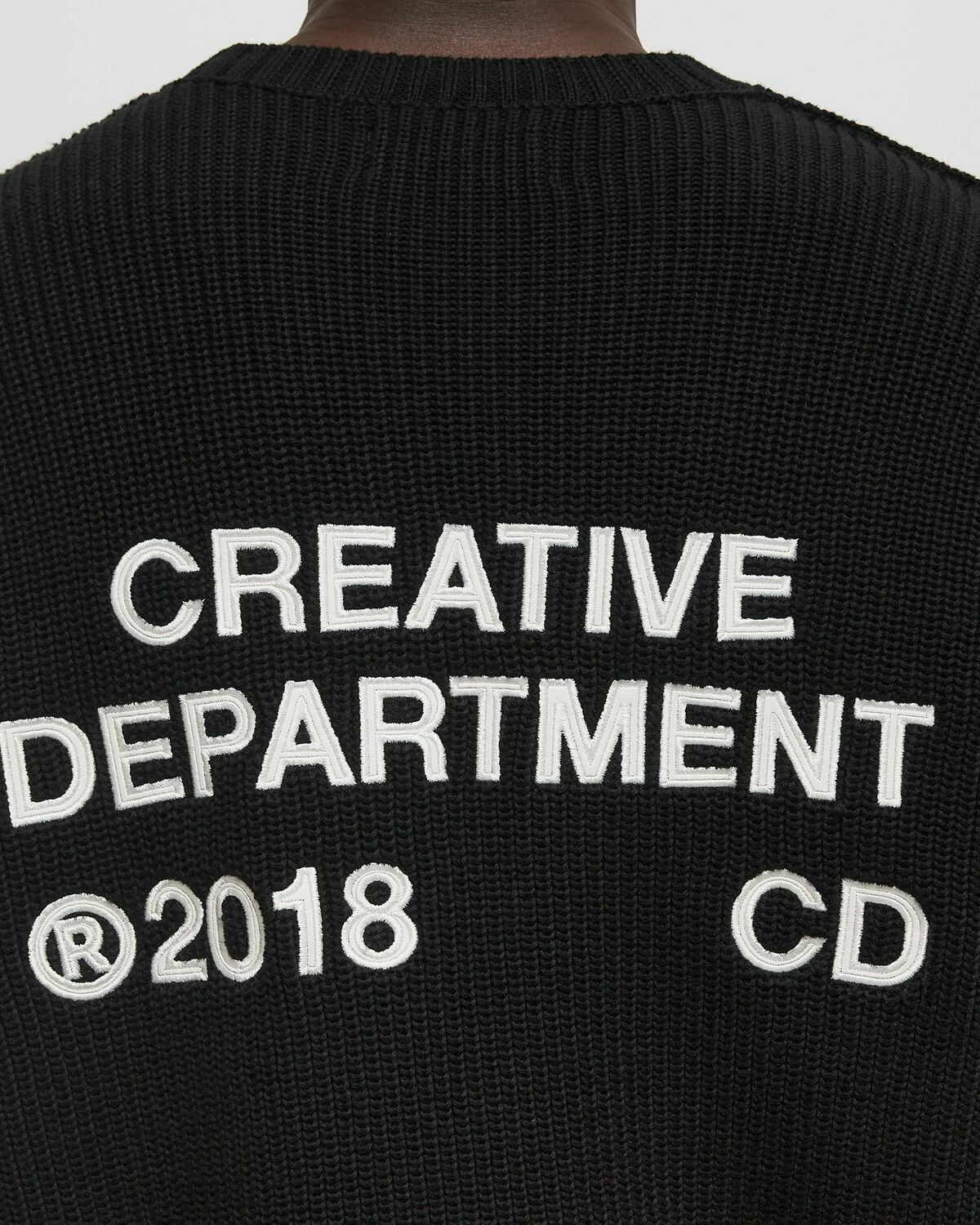 Reternity CREATIVE DEPT KNIT SWEATER Black Mens Pullover
