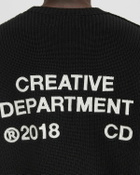 Reternity CREATIVE DEPT KNIT SWEATER Black Mens Pullover