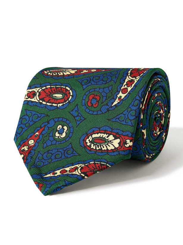 Photo: J. Mueser - 8cm Paisley-Print Silk-Twill Tie