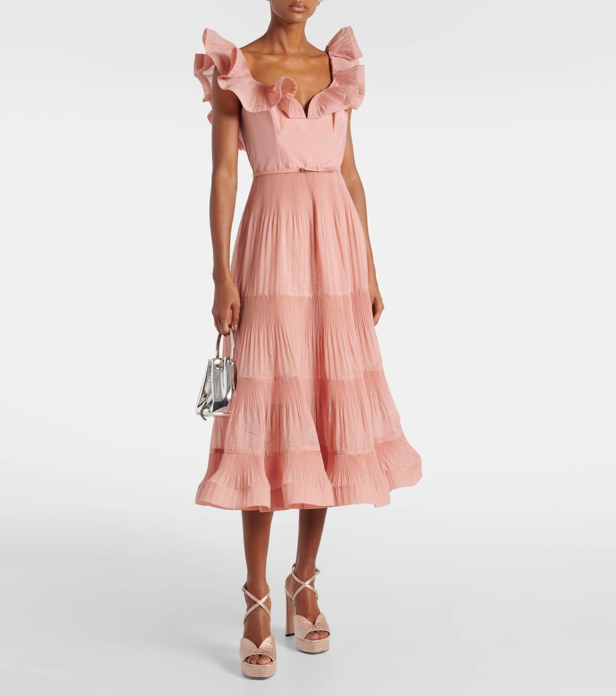 送料込/関税込■ZIMMERMANN■ ペイズリー コットン ミディドレス ペイズリー☆コットン☆ワンピース☆ ZIMMERMANN