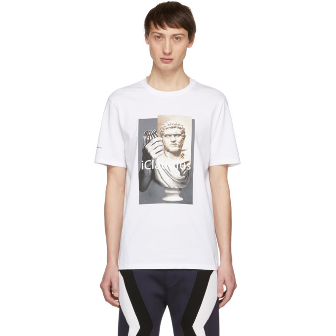 Photo: Neil Barrett White iClaudius T-Shirt