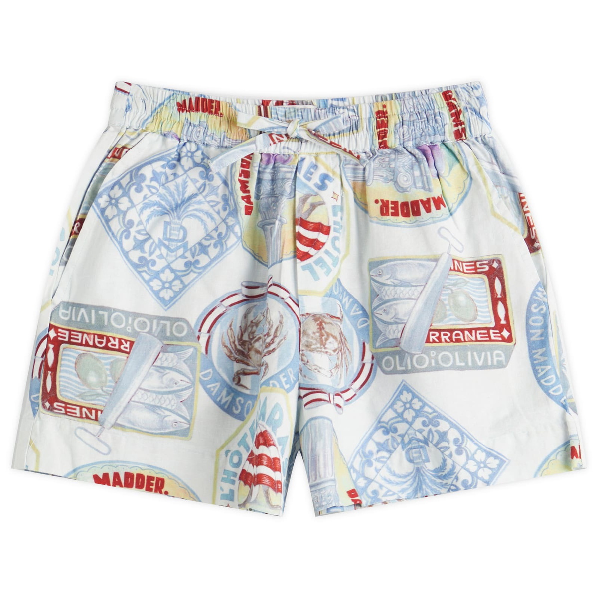 DAMSON MADDER☆LEOPARD PULL ON SHORTS Damson Madder Pull On Shorts Leopard | END. (US)