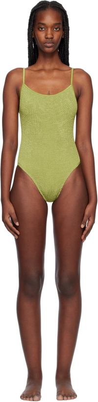 Photo: Bond-Eye Green Low Palace One-Piece Swimsuit