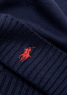 Polo Ralph Lauren Logo-embroidered Wool Beanie - Navy - One Size