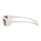 Rick Owens White and Black Larry Rick Sunglasses