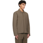 Veilance Taupe Lerus Insulated Tech Wool Jacket