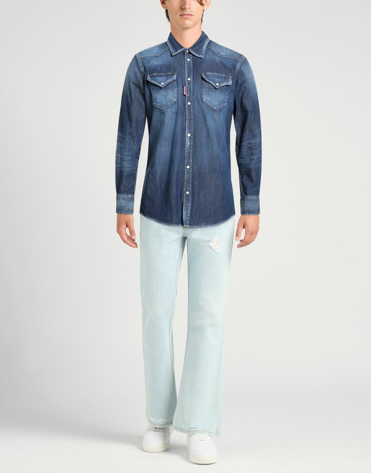 Dsquared2 Mens Denim shirt in Blue