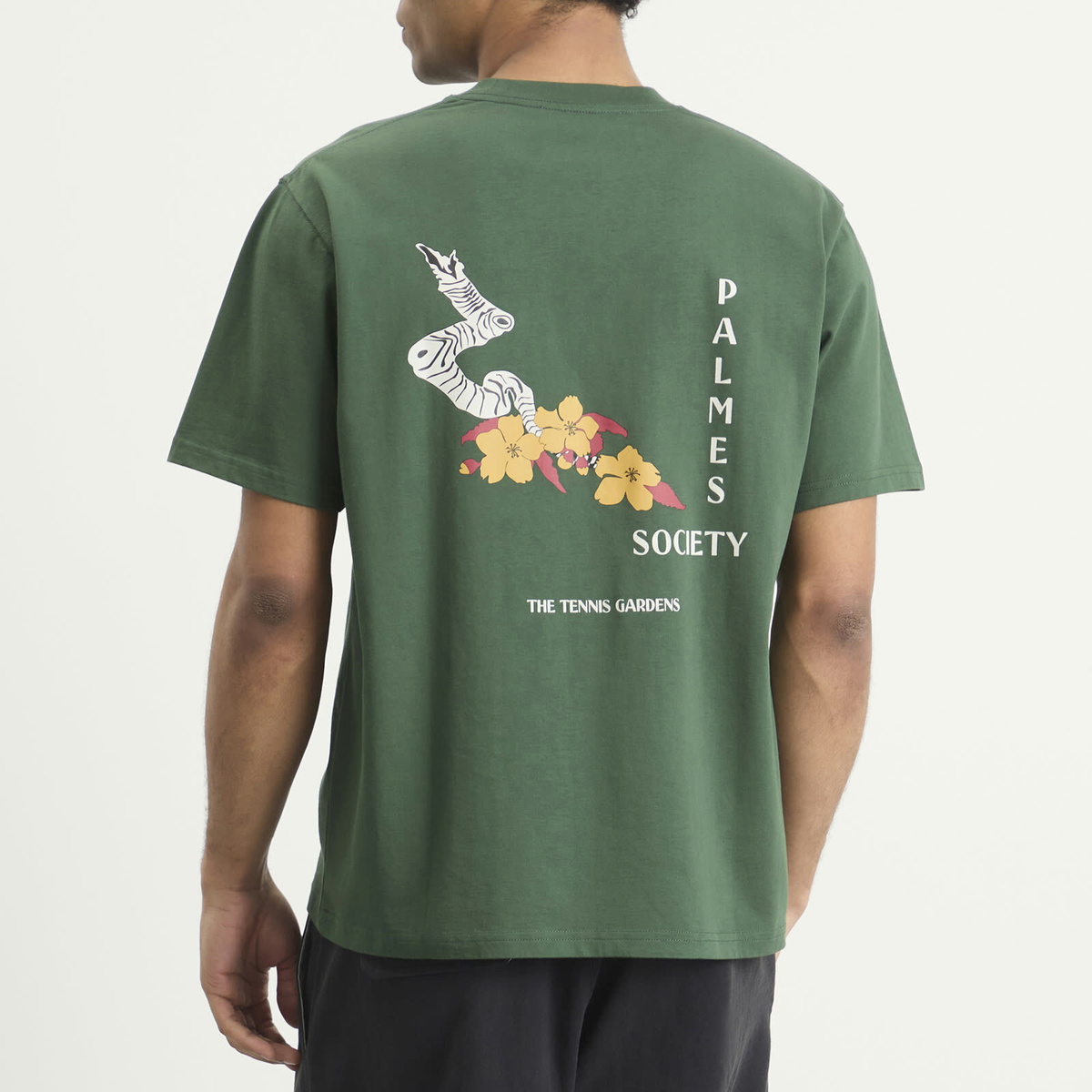 Palmes Men's Ramus Pocket T-Shirt in Dark Green