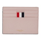 Thom Browne Pink and Green Bicolor Card Holder